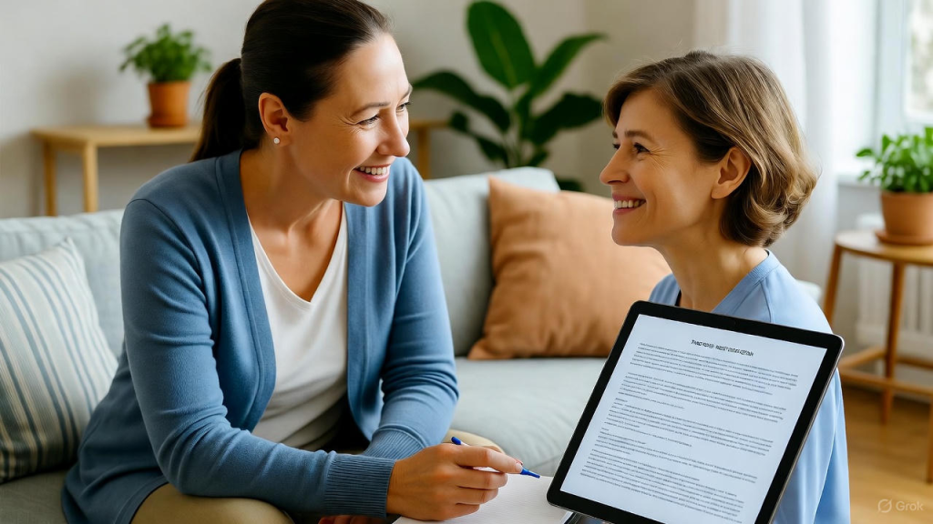 Mental health professional providing therapy and counseling in a compassionate setting at WellGen Health