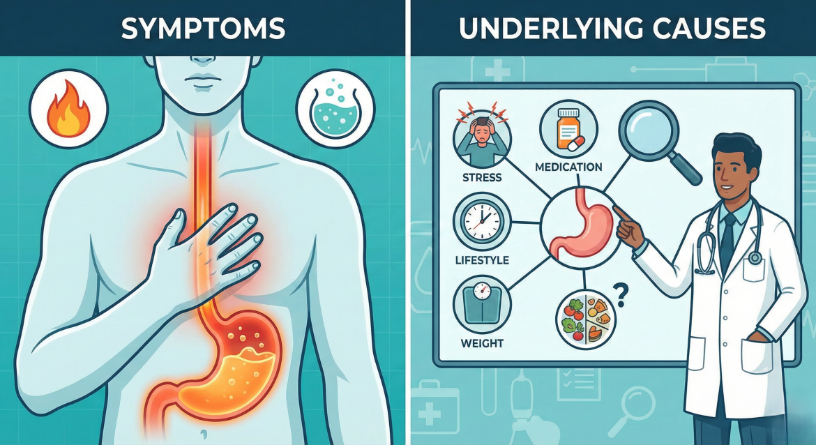 Heartburn, Reflux, and Indigestion: When It’s More Than Just Food Choices